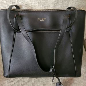 Large, Black Kate Spade Tote Bag